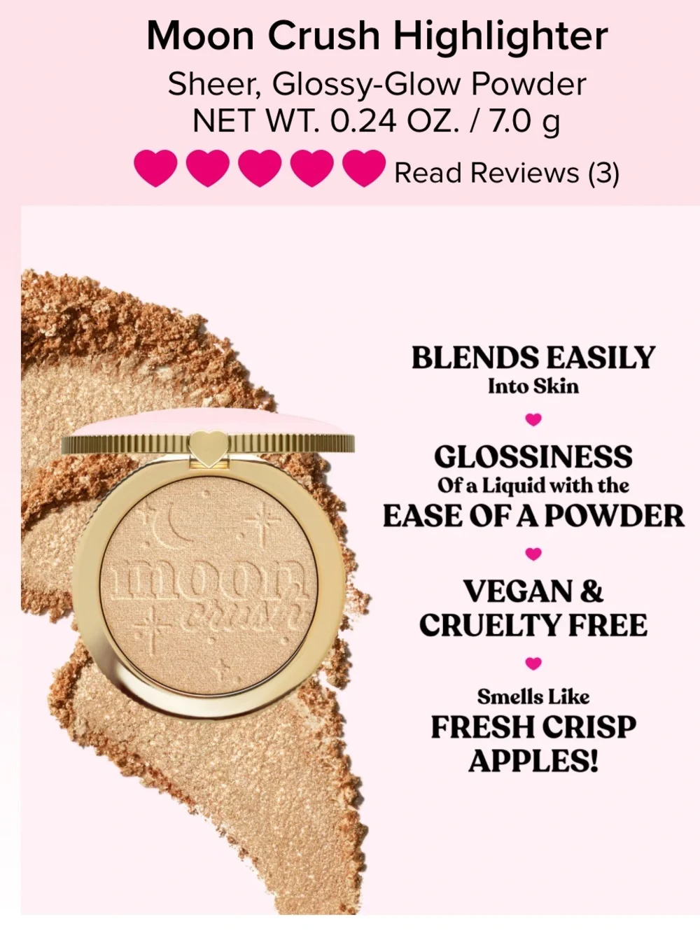 Too Faced shade shooting